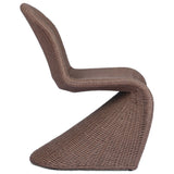 Portia Outdoor Dining Chair, Tanned Weave