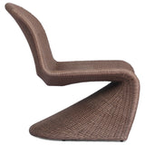 Portia Outdoor Chair, Tanned Weave