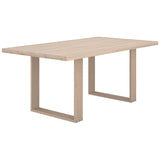 Thanus 72" Rectangular Dining Table, Light Oak-Furniture - Dining-High Fashion Home