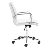 Partner Office Chair, White-Furniture - Office-High Fashion Home