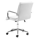 Partner Office Chair, White-Furniture - Office-High Fashion Home