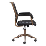 Auction Office Chair, Vintage Black-Furniture - Office-High Fashion Home