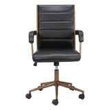 Auction Office Chair, Vintage Black-Furniture - Office-High Fashion Home