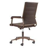 Auction Office Chair, Espresso-Furniture - Office-High Fashion Home