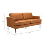 Decade Sofa, Brown-Furniture - Sofas-High Fashion Home