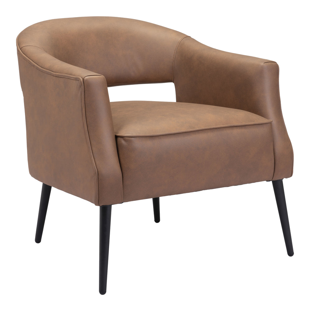 Berkeley Chair, Vintage Brown-Furniture - Chair-High Fashion Home