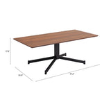 Mazzy Coffee Table, Brown-Furniture - Accent Tables-High Fashion Home