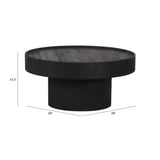 Watson Coffee Table, Black-Furniture - Accent Tables-High Fashion Home