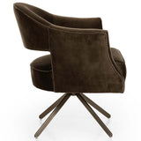 Adara Desk Chair, Surrey Olive-Furniture - Office-High Fashion Home