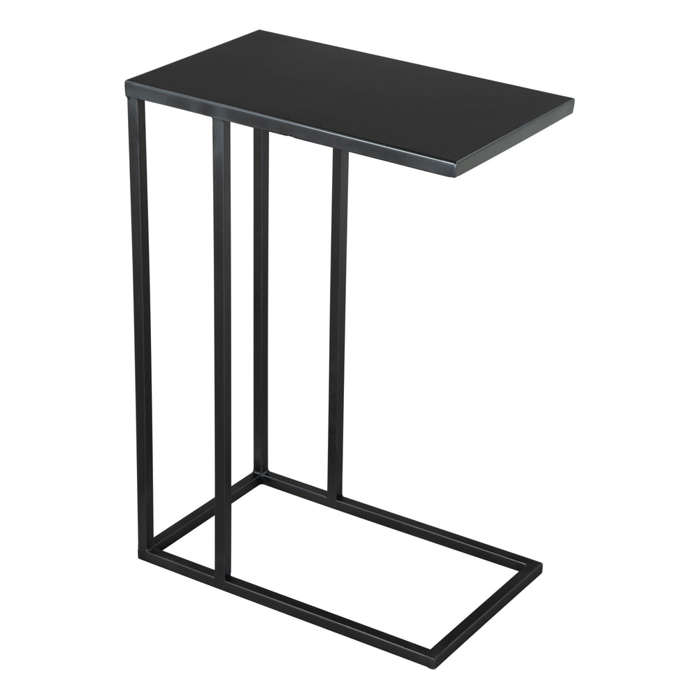 Atom Side Table, Black-Furniture - Accent Tables-High Fashion Home