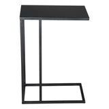 Atom Side Table, Black-Furniture - Accent Tables-High Fashion Home