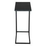 Atom Side Table, Black-Furniture - Accent Tables-High Fashion Home