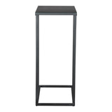 Atom Side Table, Black-Furniture - Accent Tables-High Fashion Home