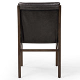 Aya Leather Dining Chair, Sonoma Black, Set of 2-Furniture - Dining-High Fashion Home