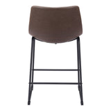 Smart Counter Stool, Vintage Espresso, Set of 2-Furniture-High Fashion Home