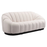 Bhutan Sofa, Cream-Furniture - Sofas-High Fashion Home