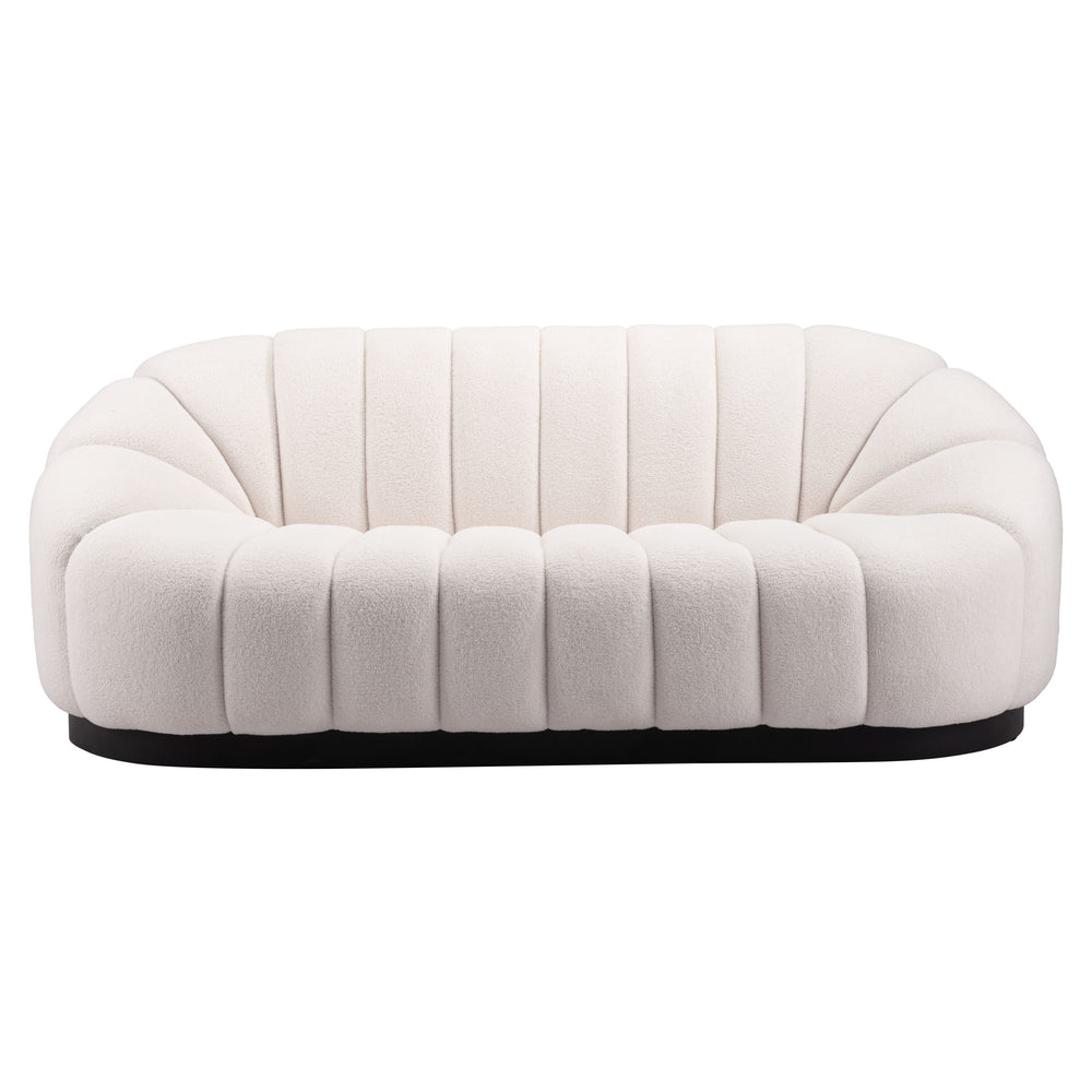 Bhutan Sofa, Cream-Furniture - Sofas-High Fashion Home