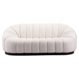 Bhutan Sofa, Cream-Furniture - Sofas-High Fashion Home