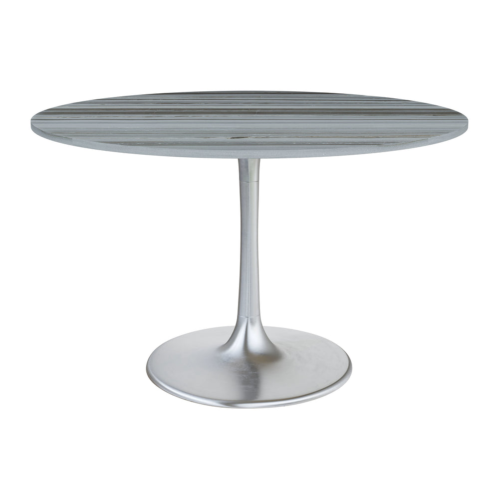 Star City Dining Table, Gray-Furniture - Dining-High Fashion Home