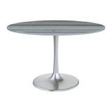 Star City Dining Table, Gray-Furniture - Dining-High Fashion Home