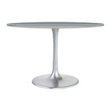 Star City Dining Table, Gray-Furniture - Dining-High Fashion Home