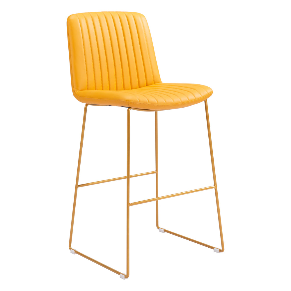 Mode Barstool, Yellow, Set of 2