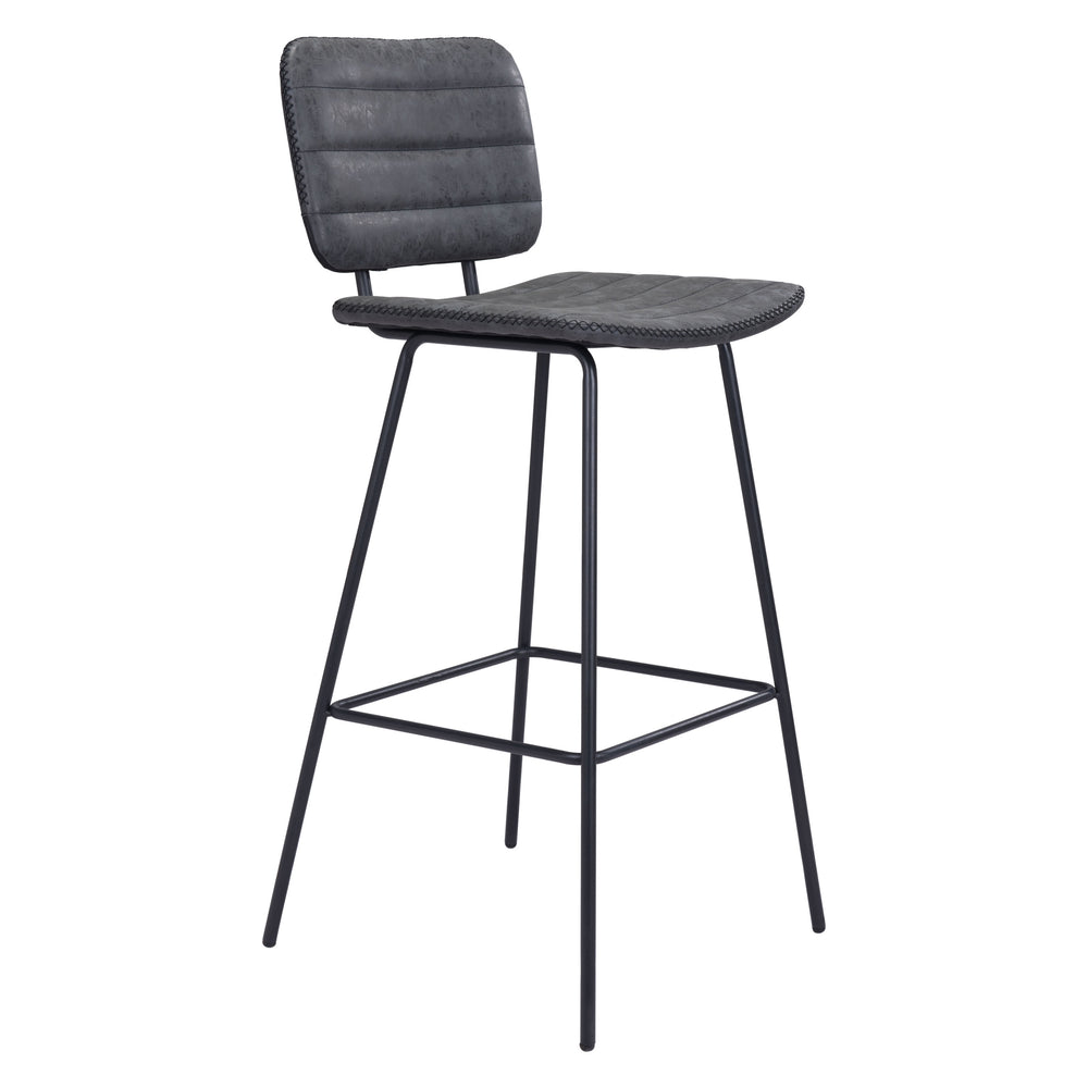 Boston Barstool, Vintage Black, Set of 2