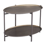 Bronson Coffee Table, Bronze-Furniture - Accent Tables-High Fashion Home