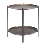 Bronson Coffee Table, Bronze-Furniture - Accent Tables-High Fashion Home