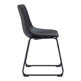 Smart Dining Chair, Black, Set of 2-Furniture - Dining-High Fashion Home