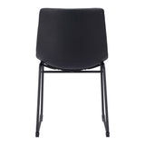 Smart Dining Chair, Black, Set of 2-Furniture - Dining-High Fashion Home