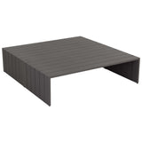 Verin Coffee Table, Grey-Furniture - Accent Tables-High Fashion Home