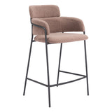 Marcel Counter Stool, Brown, Set of 2