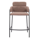 Marcel Counter Stool, Brown, Set of 2