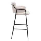 Marcel Barstool, Cream, Set of 2-Furniture-High Fashion Home