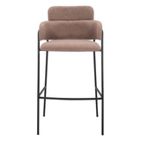 Marcel Bar Stool, Brown, Set of 2-Furniture-High Fashion Home