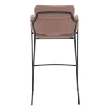 Marcel Bar Stool, Brown, Set of 2-Furniture-High Fashion Home