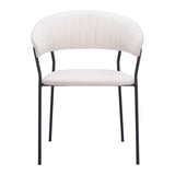 Josephine Dining Chair Cream, Set of 2