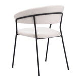 Josephine Dining Chair Cream, Set of 2