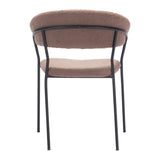 Josephine Dining Chair, Brown, Set of 2