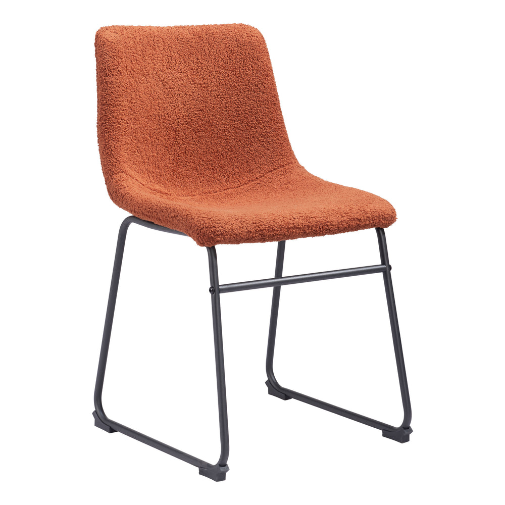 Smart Dining Chair, Burnt Orange, Set of 2-Furniture - Dining-High Fashion Home