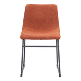 Smart Dining Chair, Burnt Orange, Set of 2-Furniture - Dining-High Fashion Home