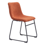 Smart Dining Chair, Burnt Orange, Set of 2-Furniture - Dining-High Fashion Home