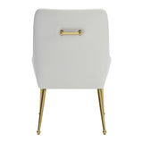 Maxine Dining Chair, White-Furniture - Dining-High Fashion Home