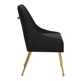 Maxine Dining Chair, Black-Furniture - Dining-High Fashion Home