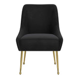 Maxine Dining Chair, Black-Furniture - Dining-High Fashion Home