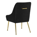 Maxine Dining Chair, Black-Furniture - Dining-High Fashion Home