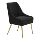 Maxine Dining Chair, Black-Furniture - Dining-High Fashion Home