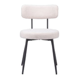 Blanca Dining Chair, Ivory, Set of 2-Furniture - Dining-High Fashion Home