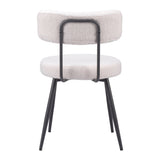 Blanca Dining Chair, Ivory, Set of 2-Furniture - Dining-High Fashion Home